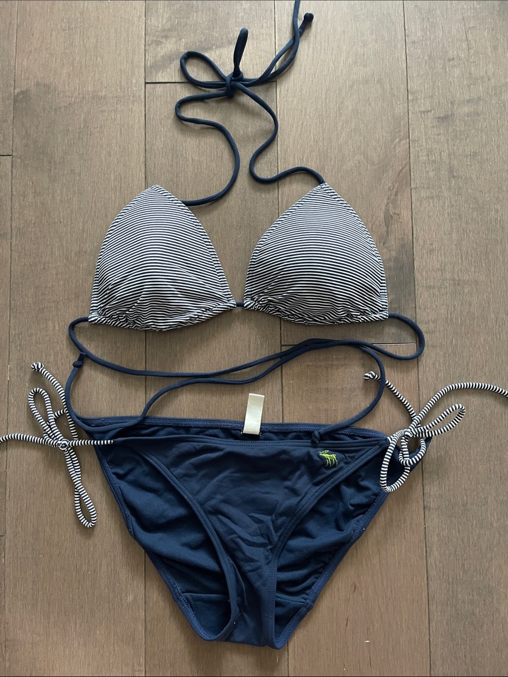 Original Abercrombie & Fitch Navy Bikini